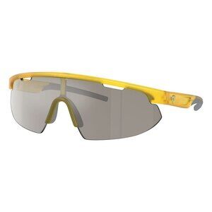 New FERRARI SCUDERIA Yellow Semi Rimless Shield FZ6004U 507/6G Sunglasses Women